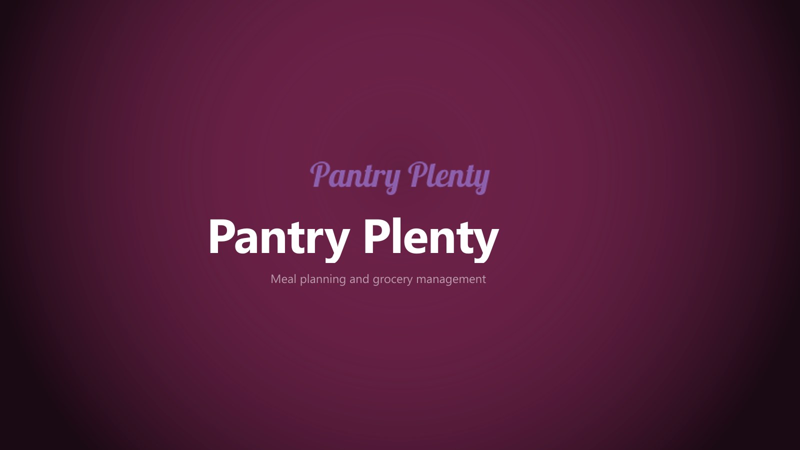 Pantry Plenty